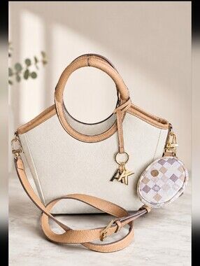 Anne Klein Small Tote w/crossbody Strap & Pouch